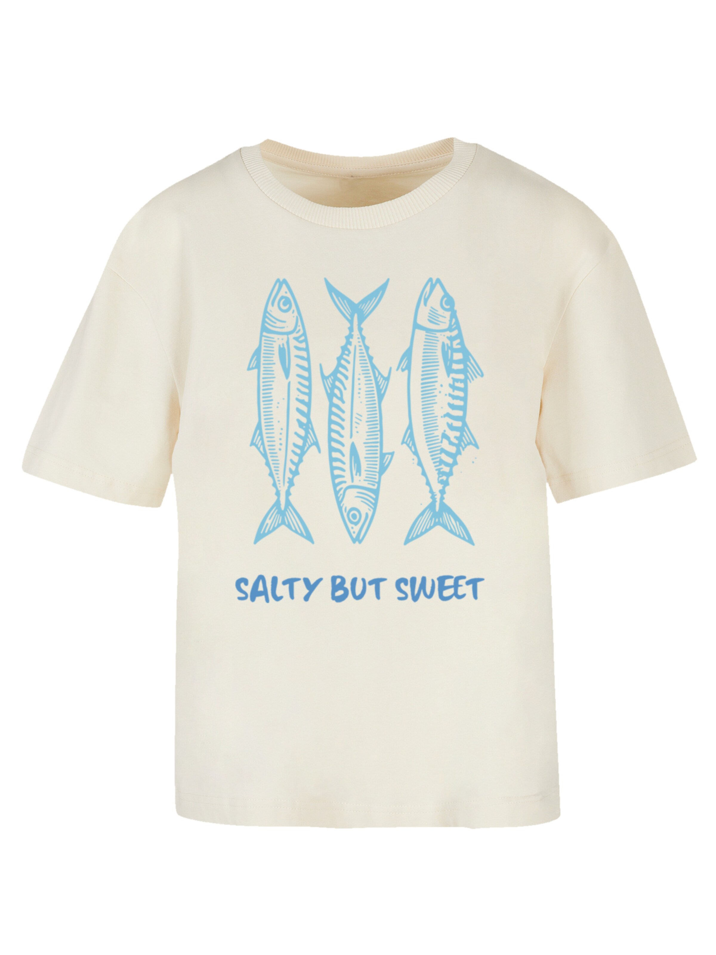 F4NT4STIC Shirt 'Salty But Sweet' in Beige: voorkant