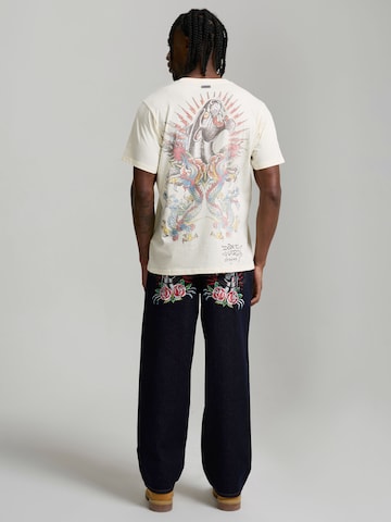 Ed Hardy Loosefit Džíny – modrá