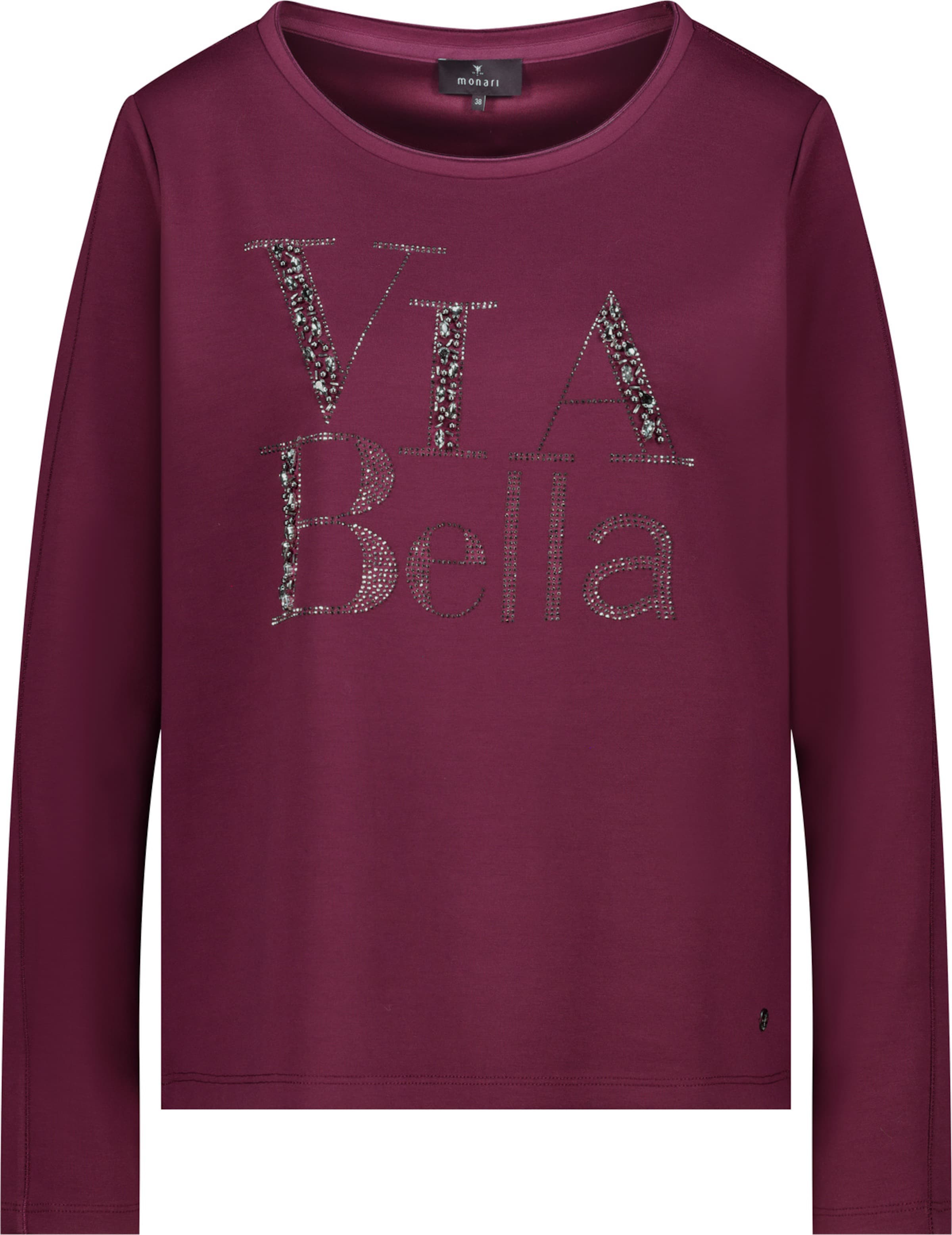 monari - Camisa em roxo: frente