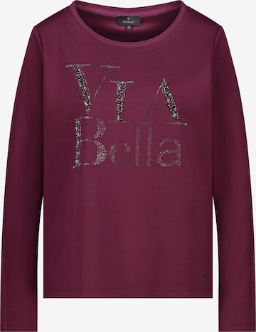 T-shirt monari en violet : devant