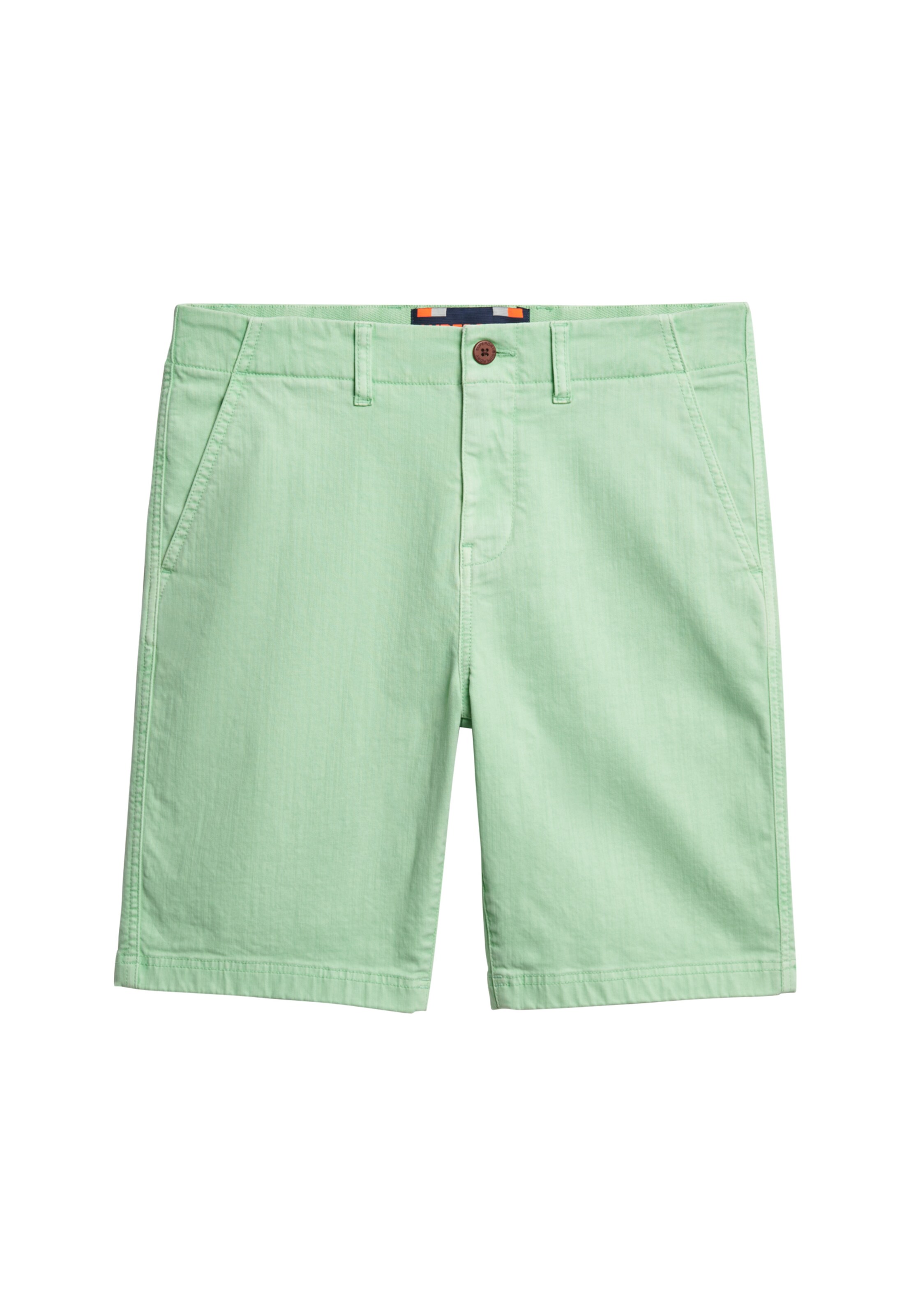 Pantalon chino Superdry en vert : devant