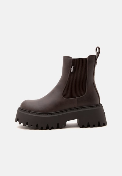 BUFFALO Chelsea Boots i 36 i mørkebrun, Produktvisning