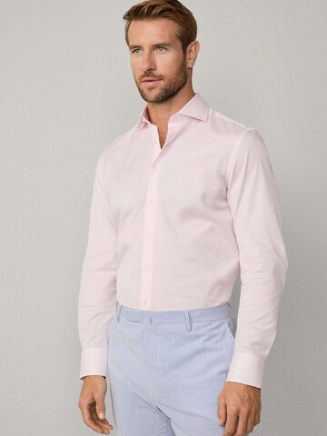 Coupe regular Chemise business Hackett London en rose