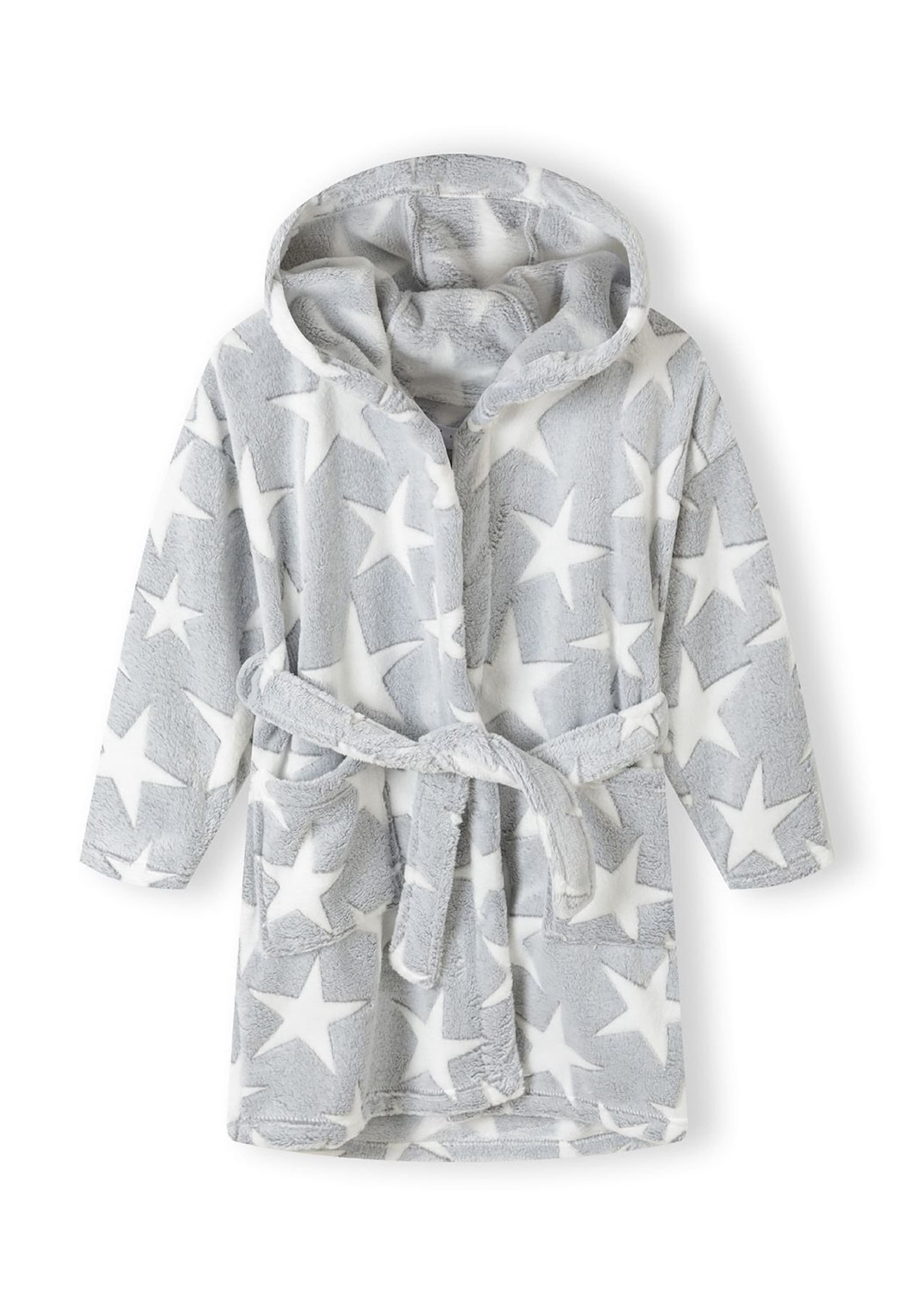 MINOTI Банный халат в Серый: спереди