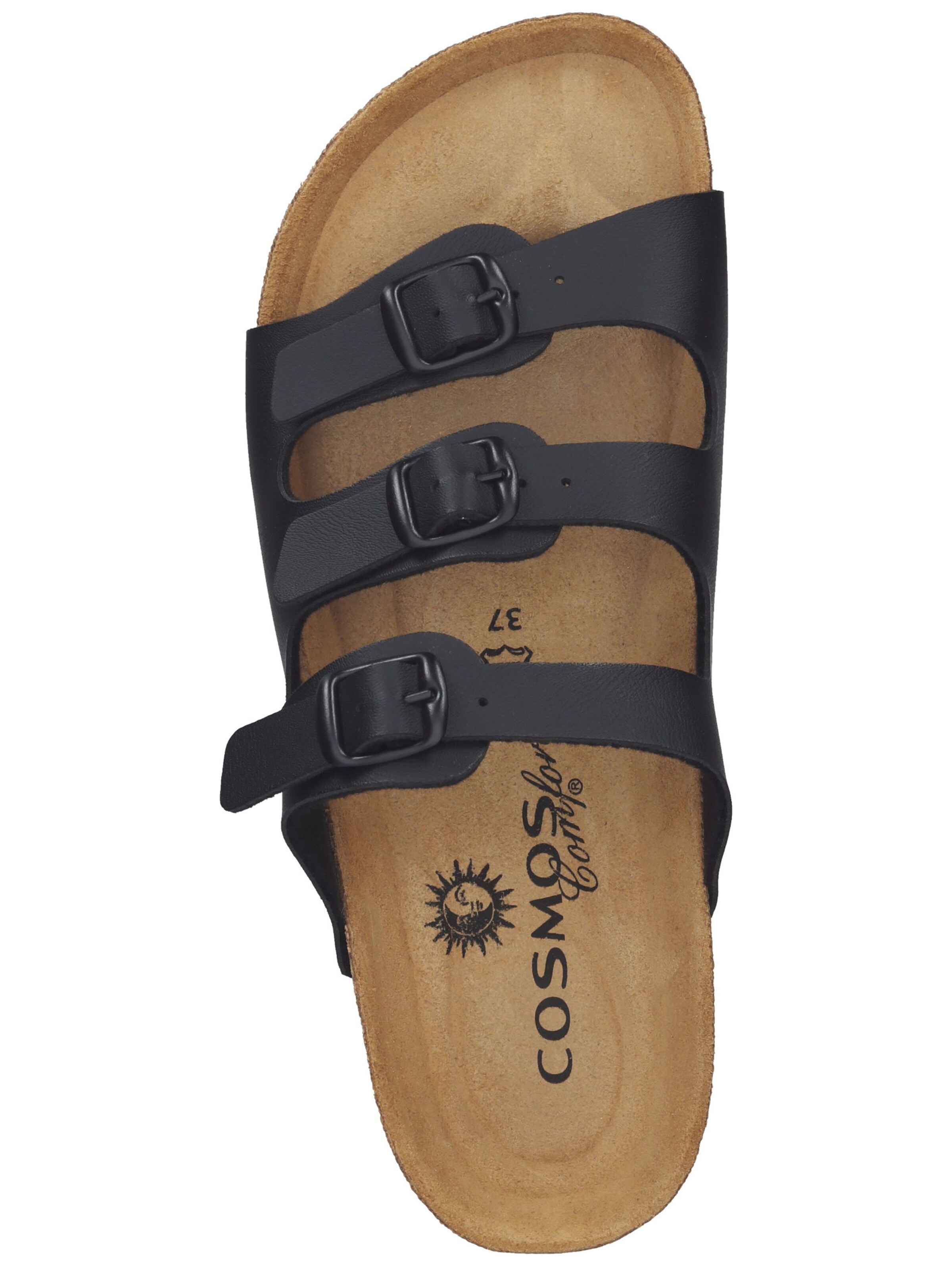Frauen Pantoletten COSMOS COMFORT Pantolette in Schwarz - LU57405 Frauen Pantoletten COSMOS COMFORT Pantolette in Schwarz - LU57405
