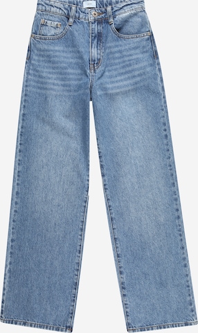 GRUNT Wide leg Jeans in Blauw: voorkant