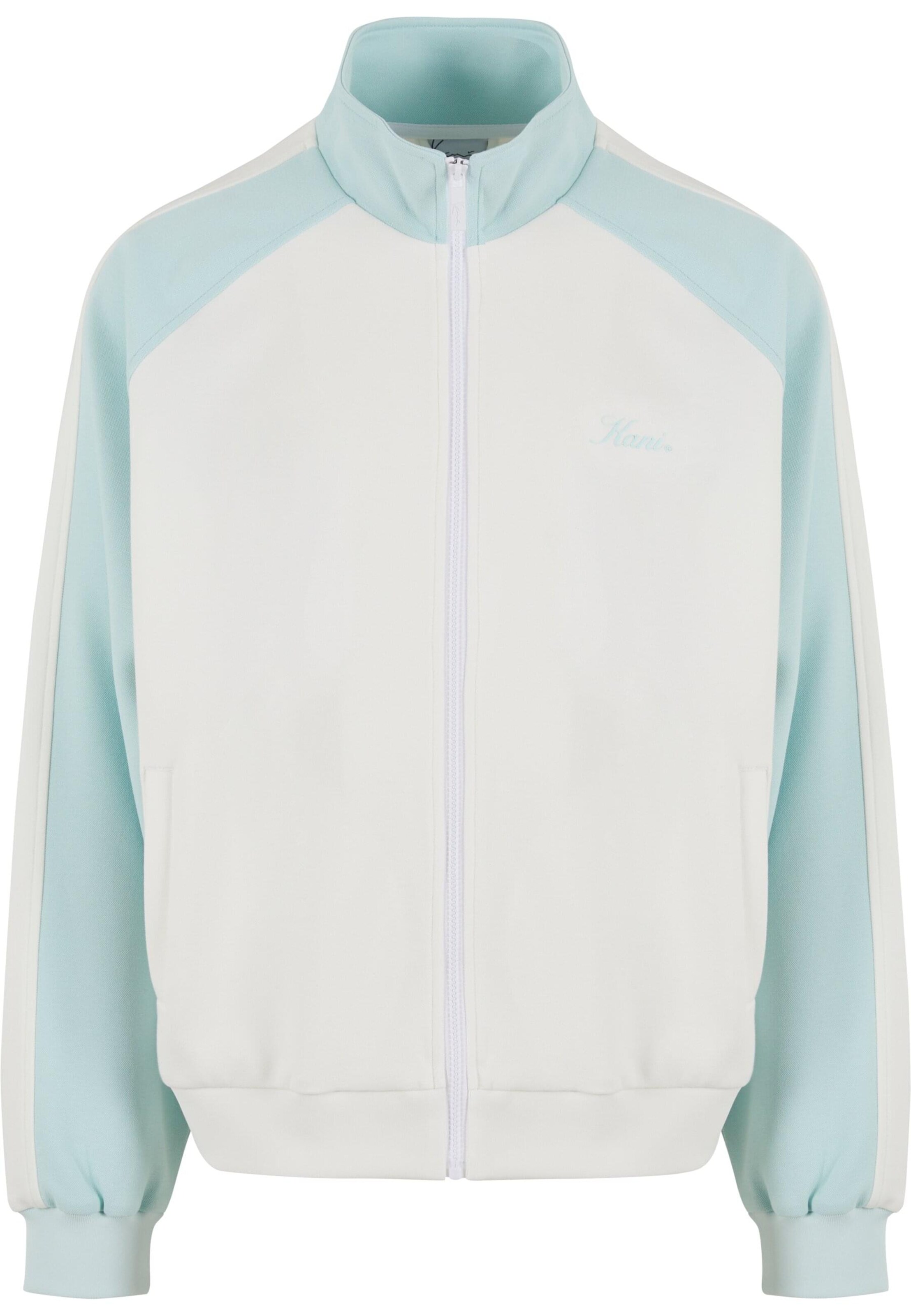 Karl Kani Sweatjacke in Weiß: Vorderseite