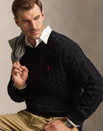 Polo Ralph Lauren Big & Tall Πουλόβερ σε μαύρο: μπροστά