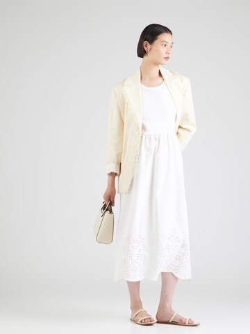 OUILjetna haljina - bijela boja