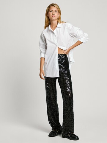 Pepe Jeans Loose fit Pants 'ANGIE' in Black