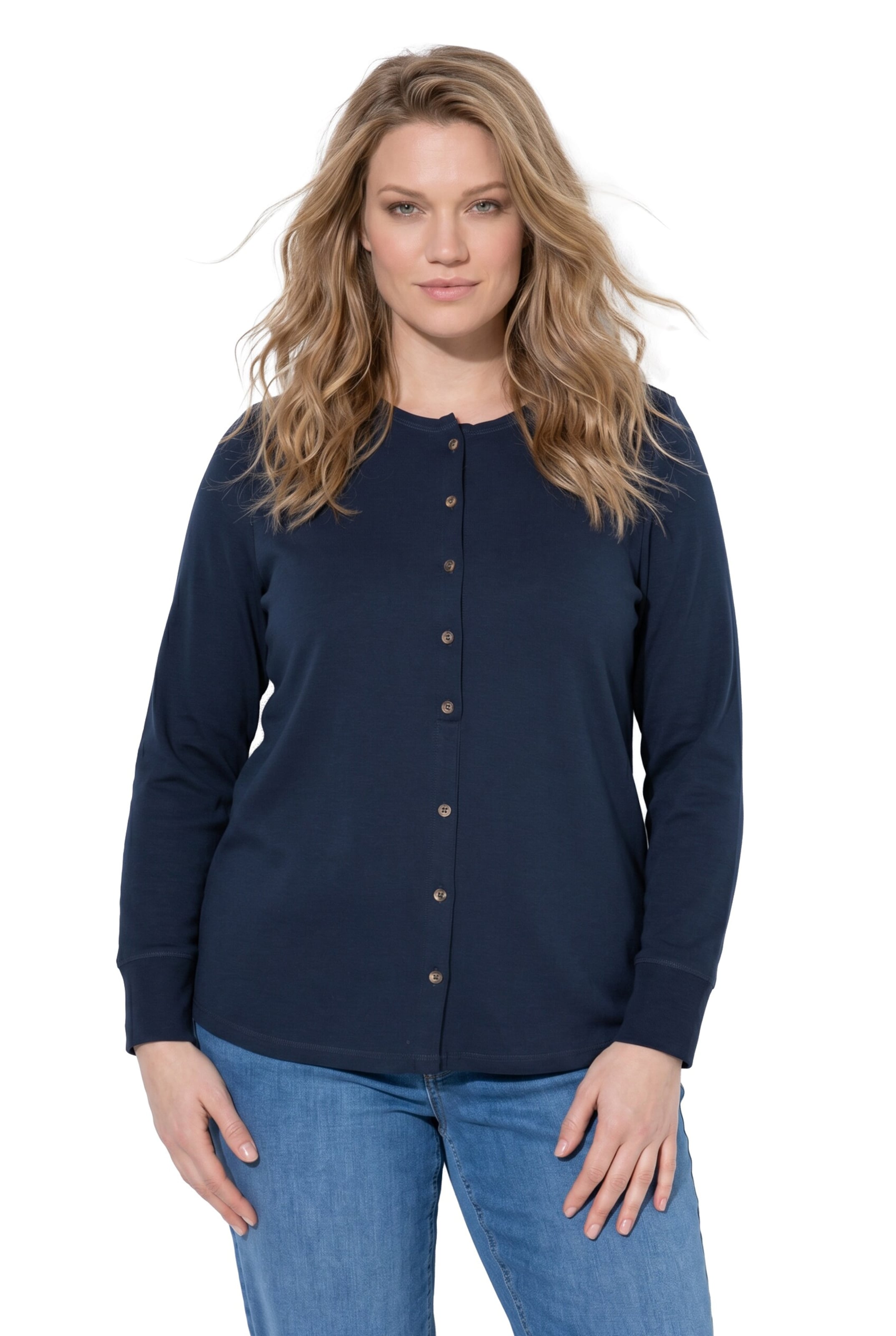 Ulla Popken Shirt in Blue: front