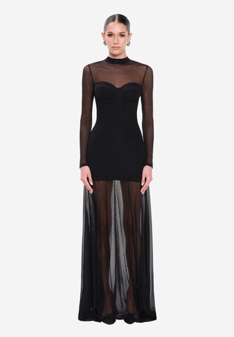 Robe de soirée 'Kya' OW Collection en noir : devant