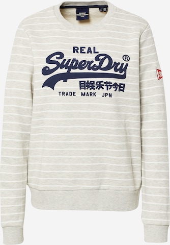 Superdry Sweatshirt in Grau: front