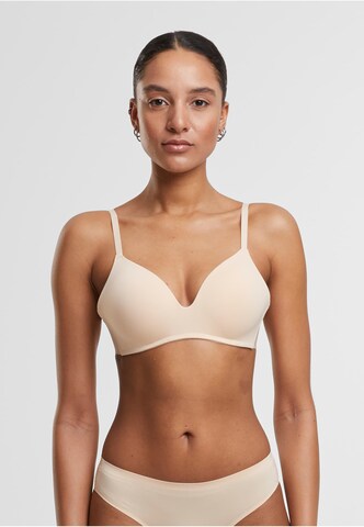 Sutien de tricou Sutien de la Urban Classics pe bej: față