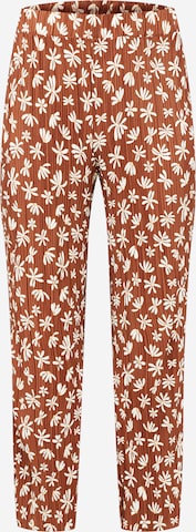 Wide Leg Pantalon Cotton On Curve en marron : devant