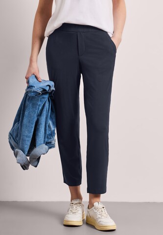 STREET ONE Tapered Hose in Blau: Vorderseite