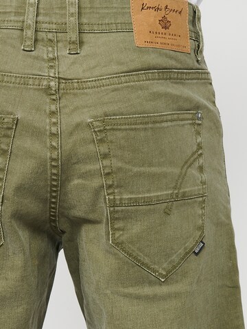 KOROSHI Regular Jeans in Groen