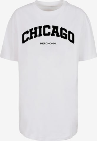 Merchcode Shirt 'Chicago' in White: front