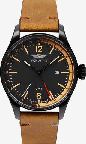 Iron Annie Analog Watch in Brown: front