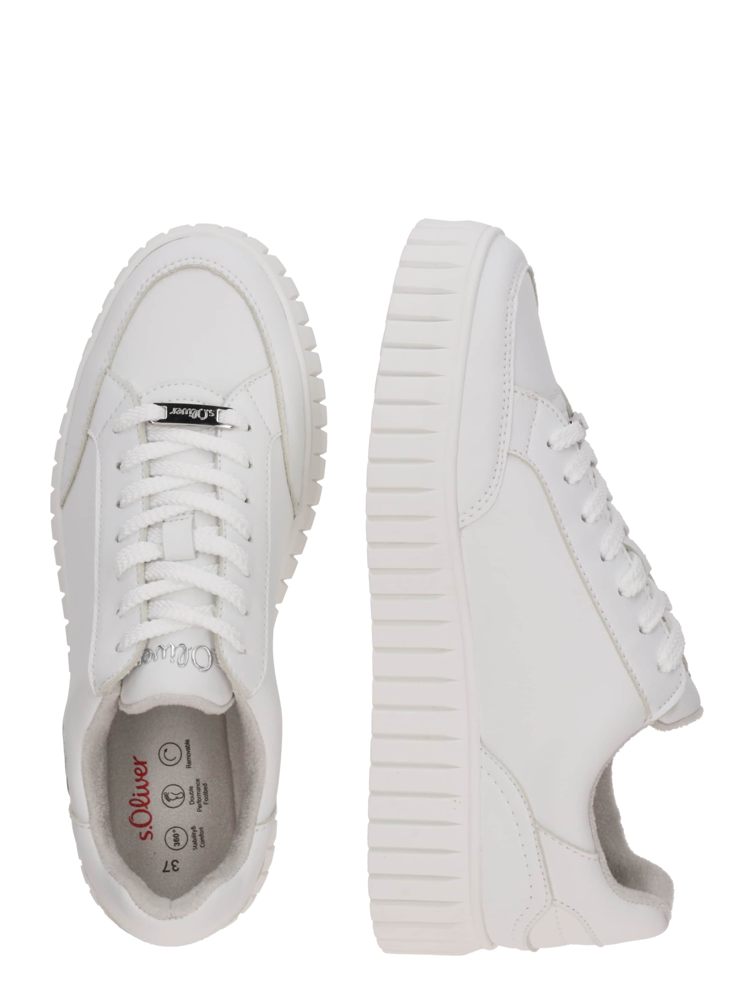 s.Oliver - Zapatillas deportivas bajas en blanco