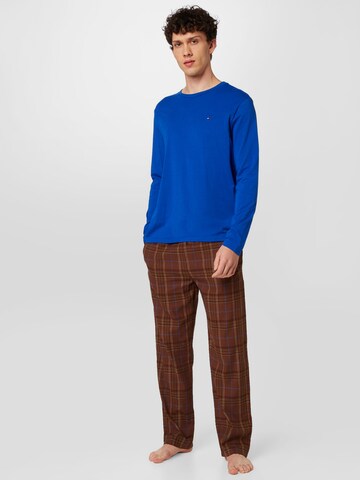 Tommy Hilfiger Underwear Pyjama lang in Blauw: voorkant