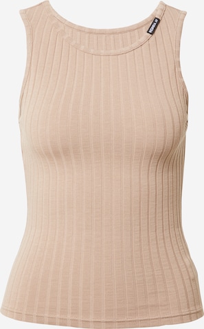 NEBBIA Sports Top in Brown: front