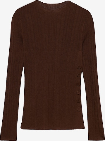 MANGOPulover 'VALLE' - smeđa boja: prednji dio