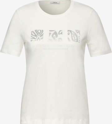 CECIL T-shirt i beige: framsida
