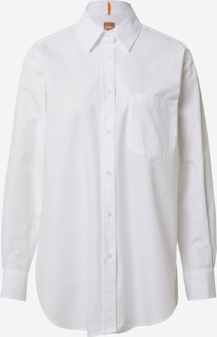 BOSS Orange Blouse 'Bostucci' in White: front