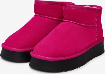 CESARE GASPARI Snow Boots in Pink