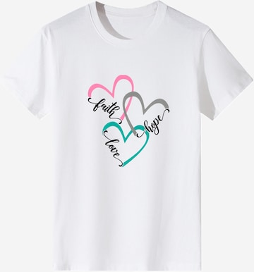 LapaPlus Shirt in Weiß: Vorderseite