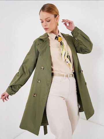 Bigdart - Sobretudo meia-estação em verde