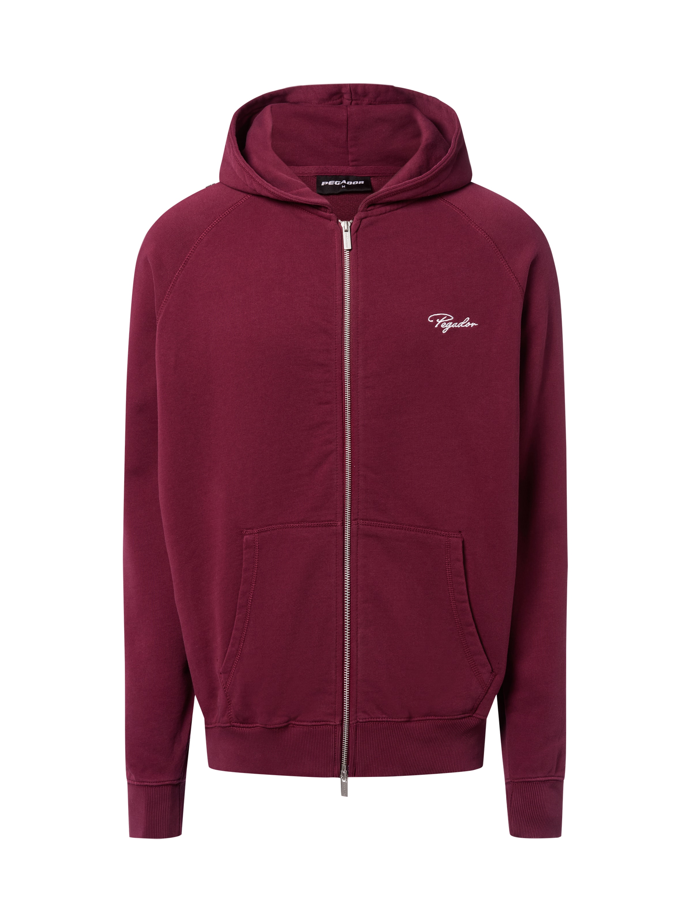 Pegador Sweatvest in Rood: voorkant