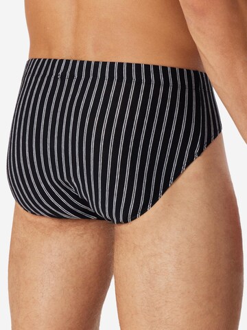 SCHIESSER Slip '95/5 Essentials Cotton' in Black