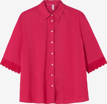 SHEEGO Blouse in Roze: voorkant