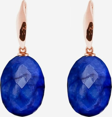 Boucles d'oreilles Gemshine en bleu : devant