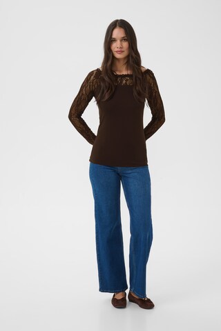Kaffe Shirt 'Lacy' in Bruin