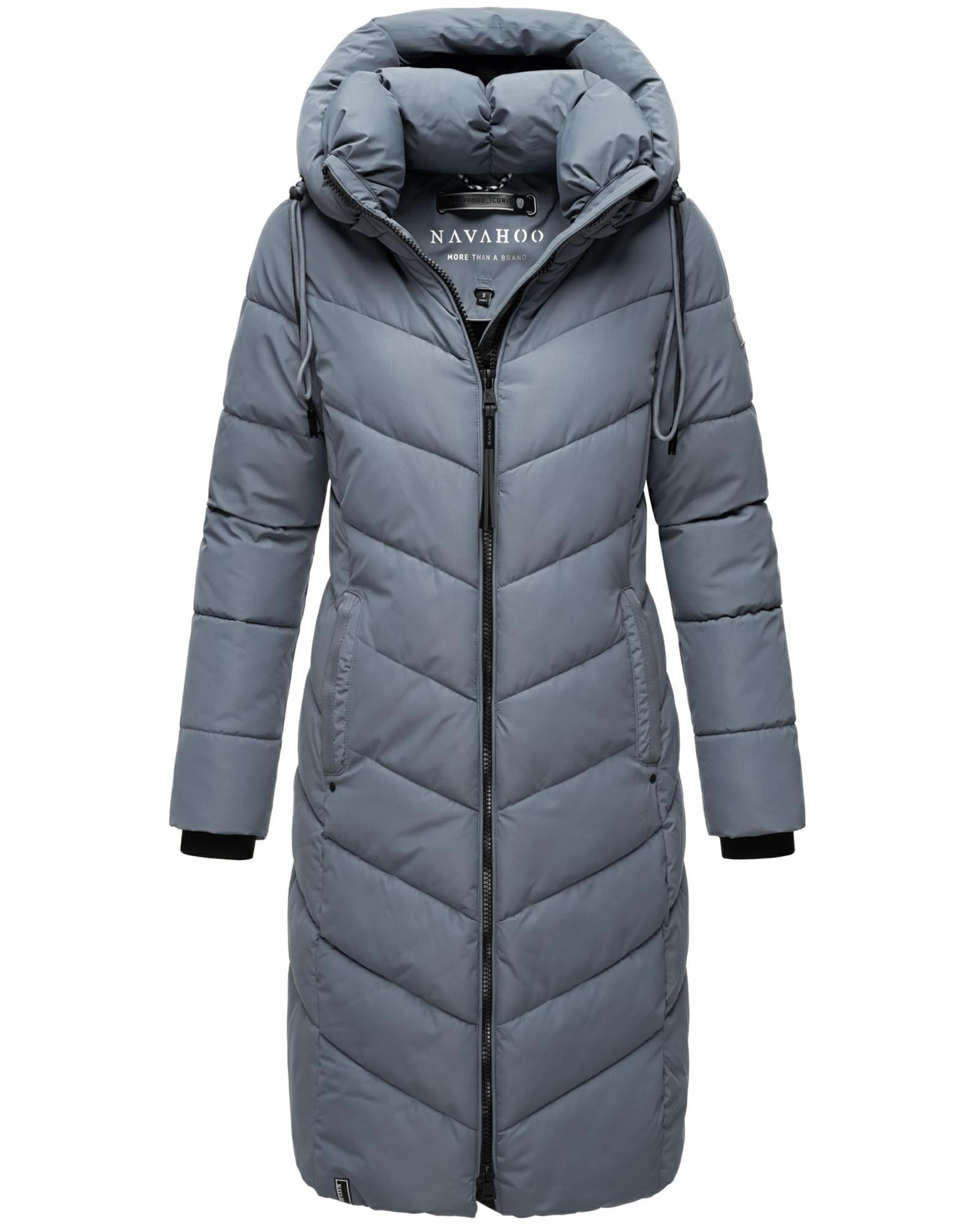 NAVAHOO Wintermantel 'Sahnekatzii XIV' in Blau