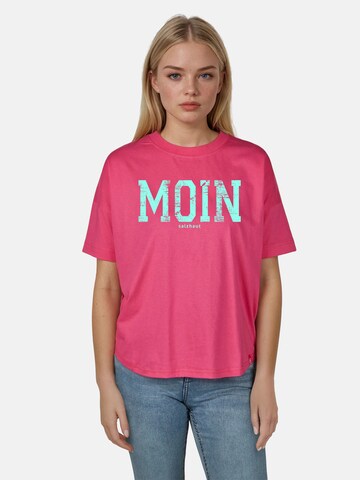 salzhaut Shirt in Roze: voorkant
