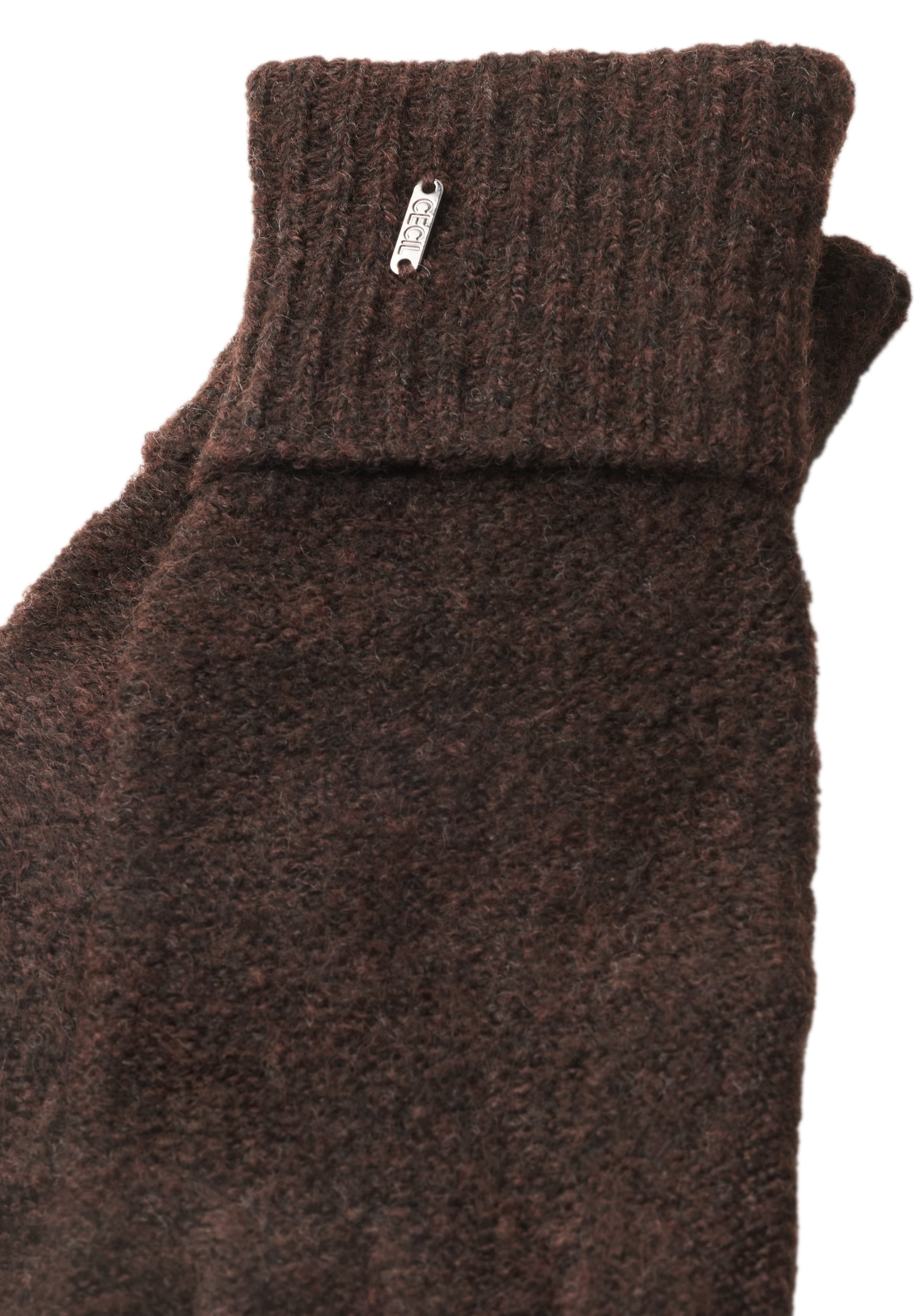 CECIL Full Finger Gloves in Brown