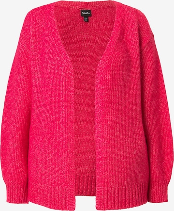 Ulla Popken Knit cardigan in Pink: front