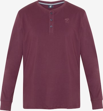 Polo Sylt Shirt in Brown: front