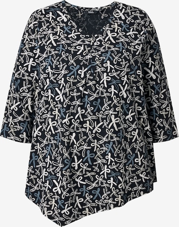 Ulla Popken T-Shirt in Schwarz: Vorderseite