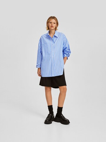 Bershka Blouse in Blue