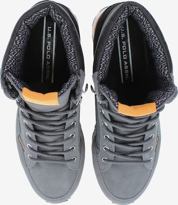 U.S. POLO ASSN. High-Top Sneakers 'Aron' in Grey