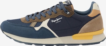 Sneaker bassa 'BRIT ESSENCE' di Pepe Jeans in blu: frontale