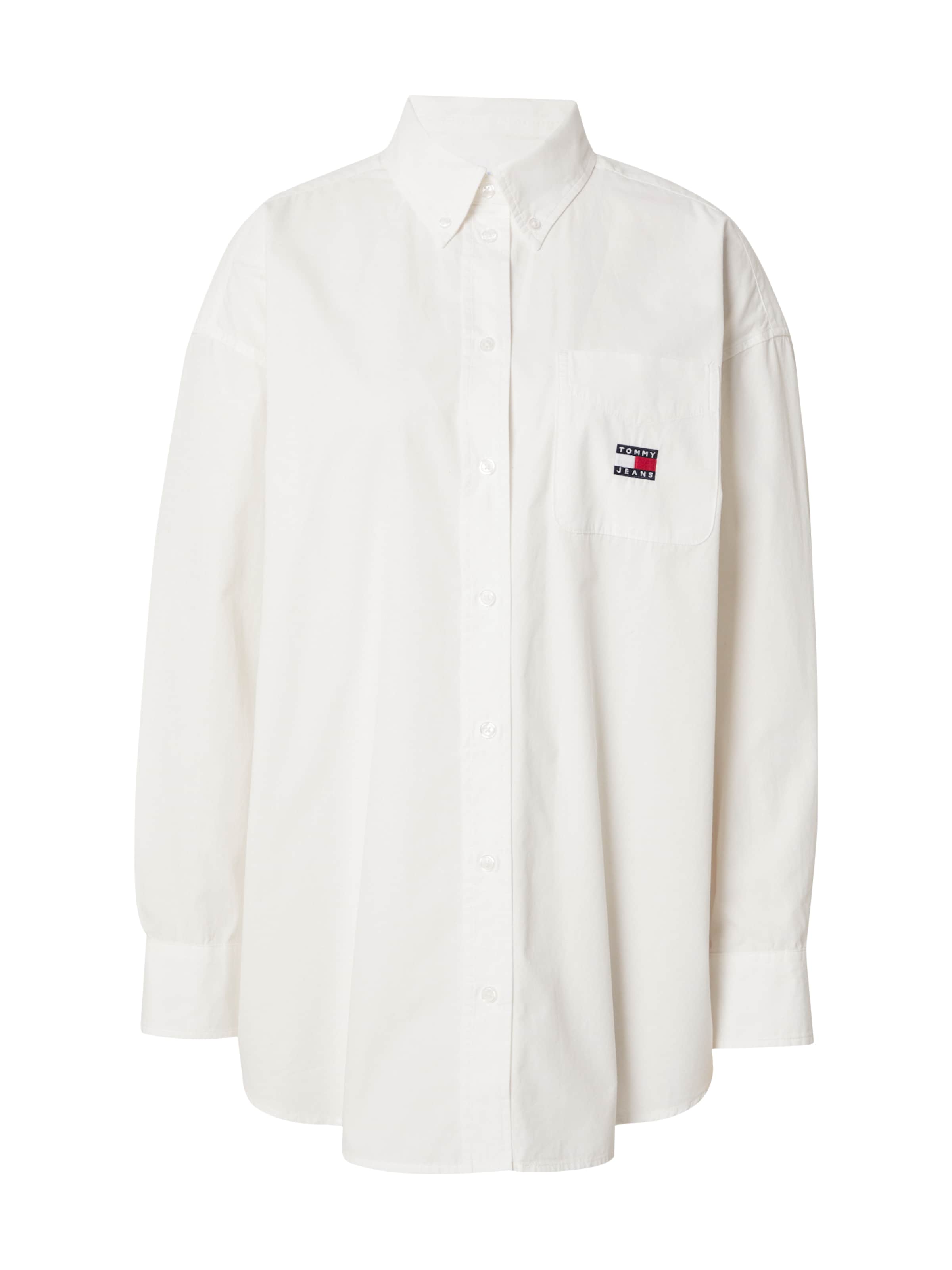 Tommy Jeans Blúzka - Biela: predná strana