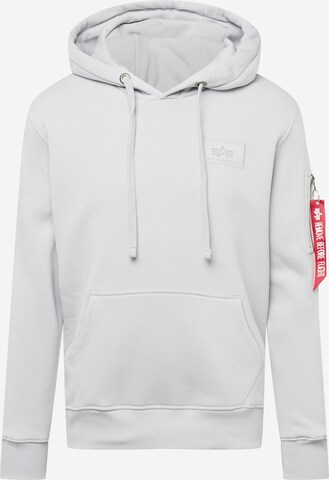 ALPHA INDUSTRIES Sweatshirt in Grey: front