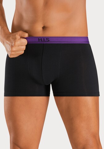 H.I.S Boxerky – černá: přední strana