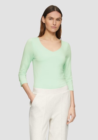 T-shirt s.Oliver en vert : devant